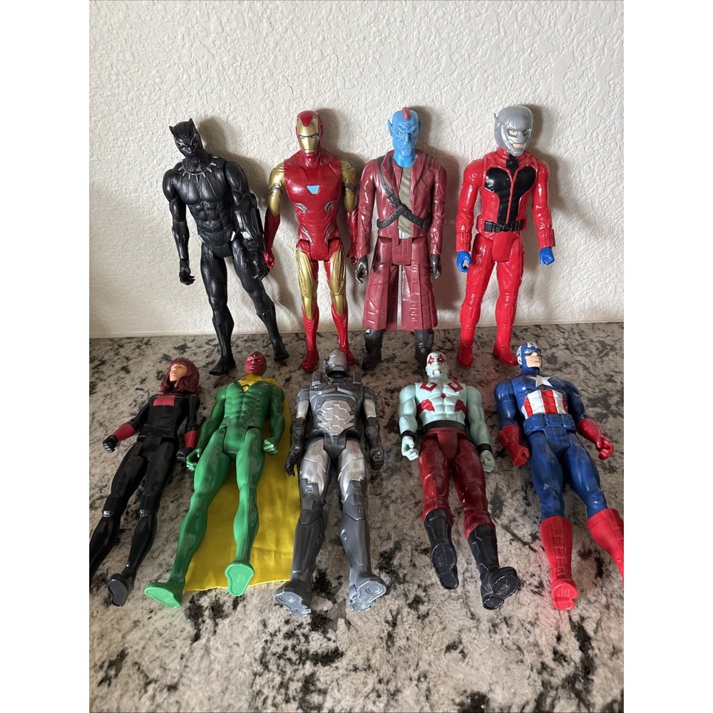 Marvel Hero Avengers 12 Inch Action Figure Lot Superheroes Hasbro Figures